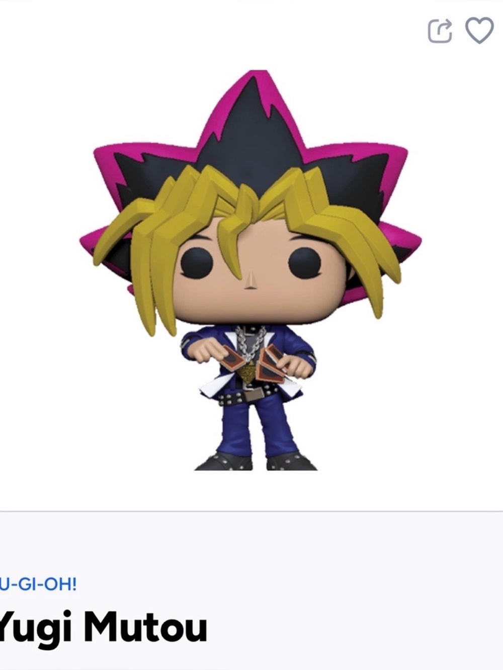 Yugi Mutou Funko Pop Figure-715